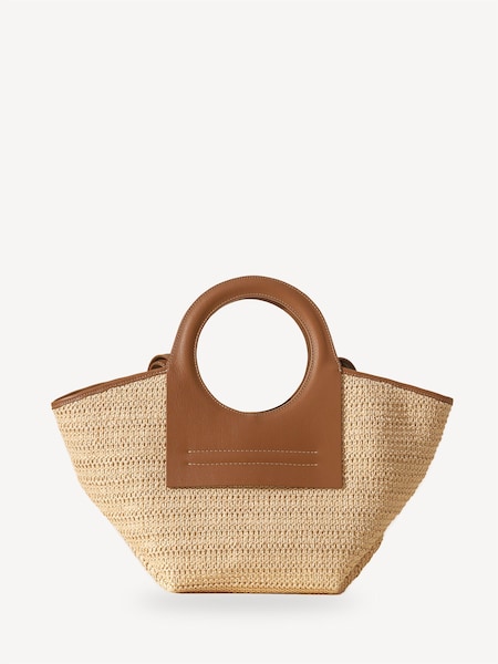 Natural Cala S Raffia Bag (AT9416) | £490