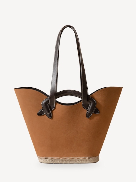 Brown Carava Suede Bag (AT9430) | £460