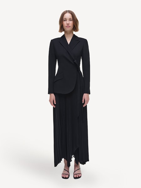 Black Ambretta Combo Blazer Dress (AU1012) | £735