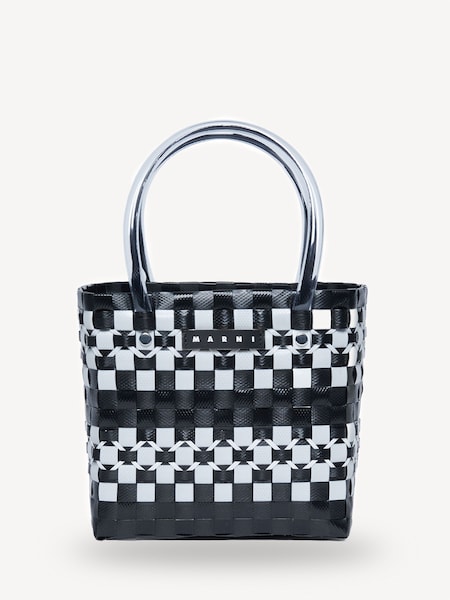 Logo Check Basket Bag (AU1687) | £138