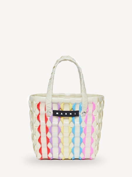 Logo Check Basket Bag (AU1701) | £138