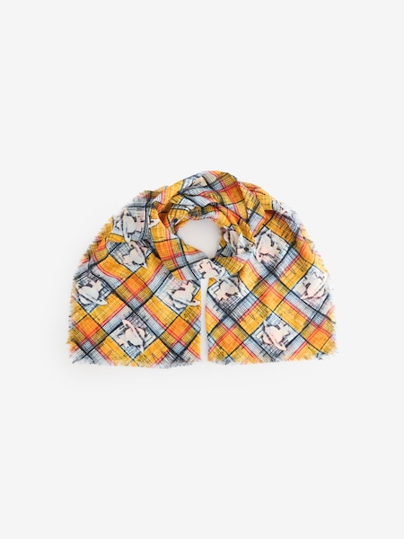 Yellow Orb Tartan Diagon Stole 70x200 (AV2237) | £265