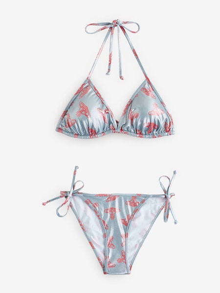 Grey Anglo Orb Triangle Bikini Briefs (AV2758) | £195