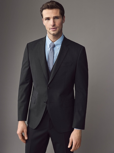 Grey Slim-Fit Wool Suit Jacket (AV3442) | £349