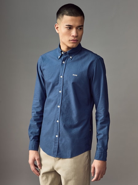 Blue Slim Fit Shirt (AV3783) | £119