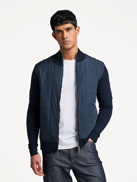 Blue Kelbrook Zip Cardigan (AV4218) | £275