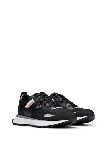 Black Running Style Trainers With Rubber Outsole (AV5416) | £199