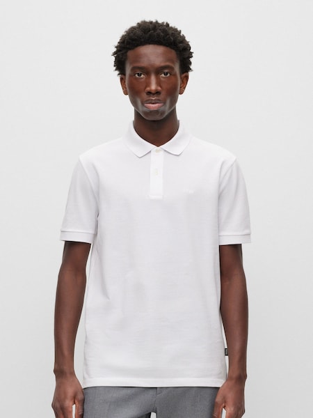 White Pallas Regular Fit Polo Shirt (AV5476) | £99