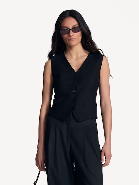 Black Pace Waistcoat (AV5855) | £240