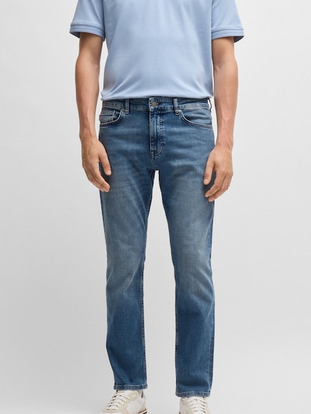 Blue Slim Fit Delaware Stretch Jeans (AV6378) | £119