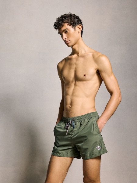 Zebra Logo Swim Shorts (AV7262) | £75