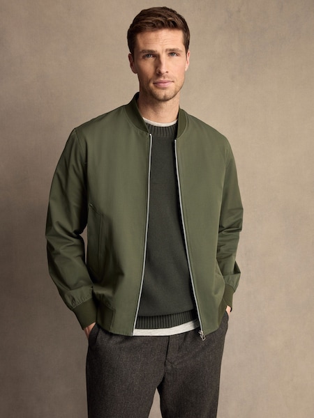 Green Bomber Jacket (AV7286) | £325