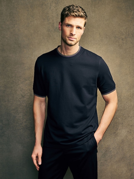 Ringer Black T-Shirt (AV7298) | £100