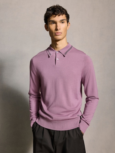 Knitted Polo Shirt (AV7313) | £105