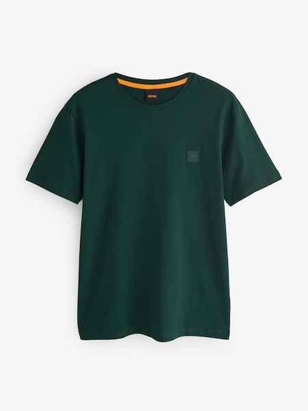 Green Relaxed Fit Tales Logo Patch Jersey T-Shirt (AV9996) | £45