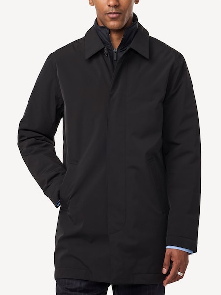 Black Blake Overcoat (AW2870) | £420