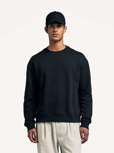 Black Black David Logo Crewneck Sweatshirt (AW2889) | £125