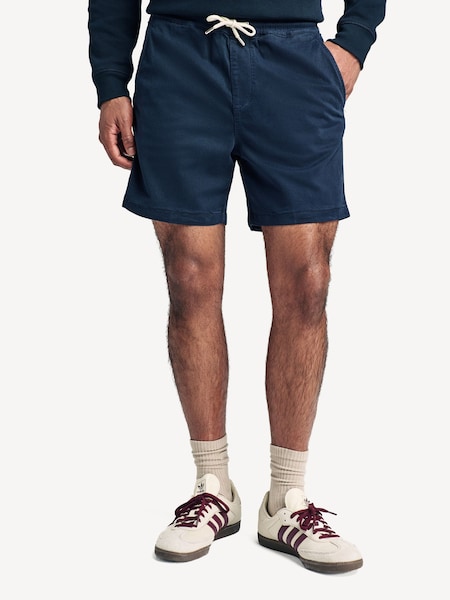 Blue Gregor Drawstring Shorts (AW7443) | £100