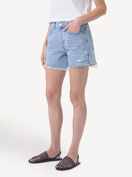 Blue Parker long Shorts (AW9059) | £190