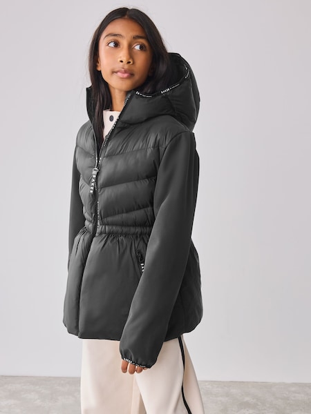 Shower Resistant Lightweight Padded Peplum Coat (AY1331) | £52 - £58