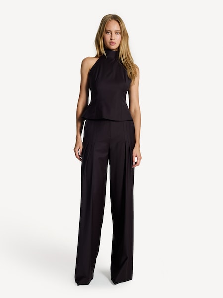 Halter Brown Neck Top (AY2790) | £170