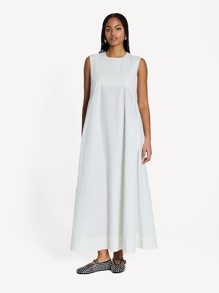 Wide White Maxi Dress (AY2791) | £225