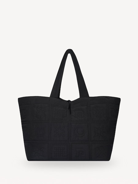 Black Symbol Quilt Tote Bag (AY3767) | £275