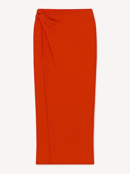 Red Nesse Midi Skirt (AY3770) | £295