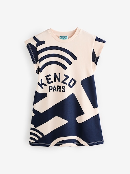 Large Logo Blue T-Shirt Dress (AY4025) | £125 - £140