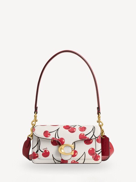 White "White Cherry Tabby Shoulder Bag 20" (AY5353) | £395