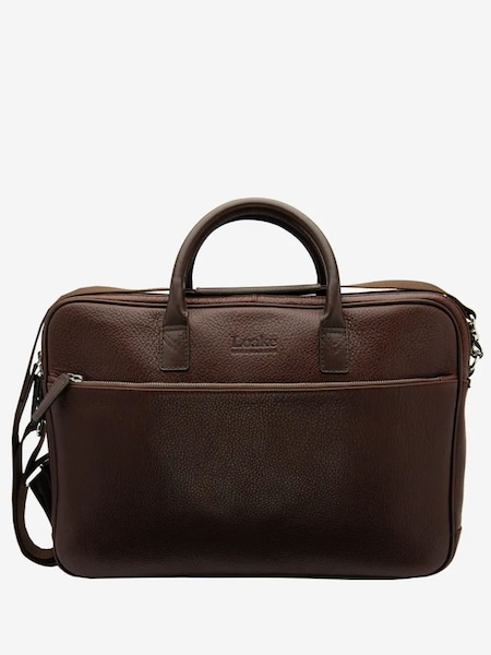 Grained Calf Leather Briefcase (AY5815) | £250
