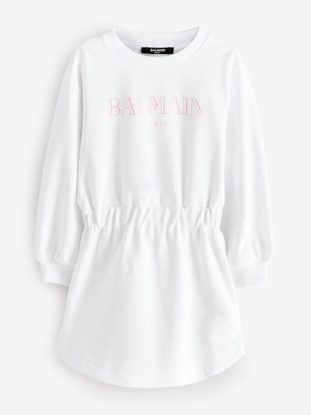 Long Sleeve Logo Jersey Jumper Dress (AY7647) | £180 - £205