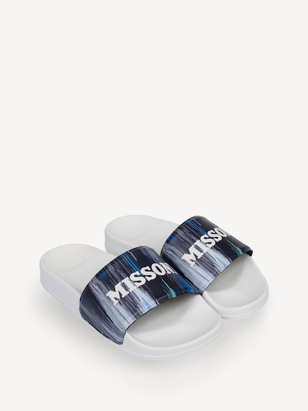 Blue Logo Sliders (AY8079) | £103