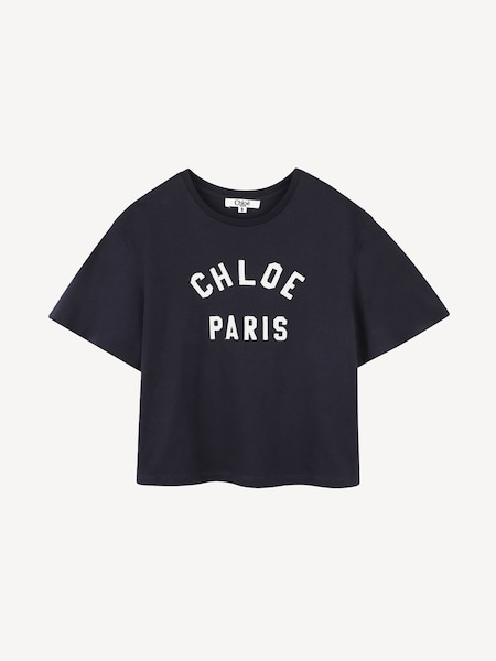 Paris Logo Short Sleeve T-Shirt (AY9312) | £100