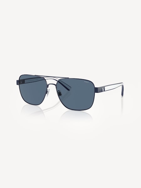 Blue Pillow Sunglasses (B30519) | £156