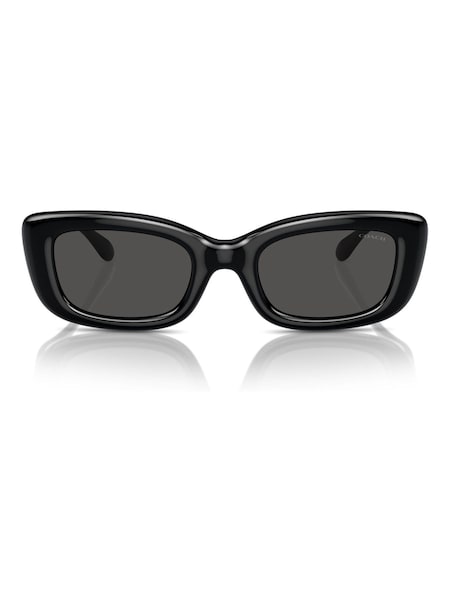 Hc8390U Rectangle Black Sunglasses (B44247) | £124