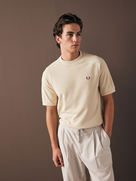 Ribbed Raglan Sleeve T-Shirt (B58302) | £80