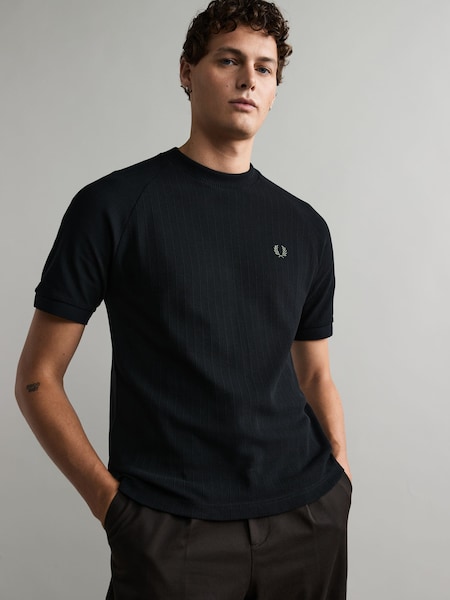 Ribbed Raglan Sleeve T-Shirt (B59853) | £80