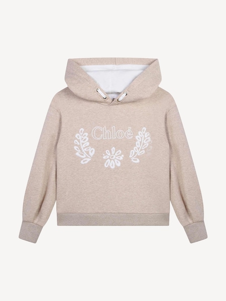 Natural Marl Logo Hoodie (E11264) | £185 - £210