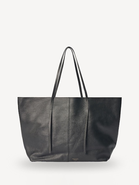 Black Abilla Leather Tote Bag (E14121) | £370