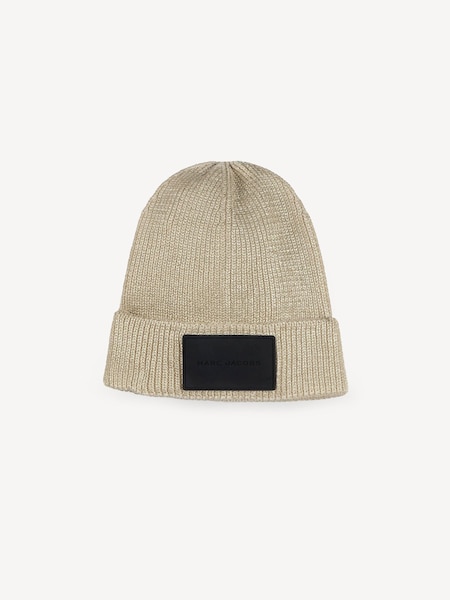 Marc Jacobs Gold Marc Jacobs Gold Logo Beanie Hat (E15600) | £24
