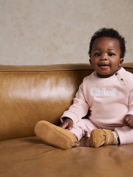 Pink Logo Crew Neck Sweater (E19145) | £125 - £135