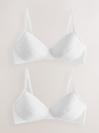 White Trainer Bras 2 Pack
