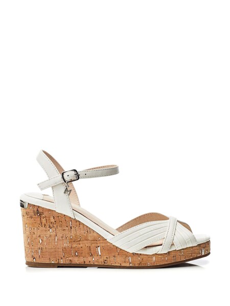 Peppermint Wrap Wedge Sandals (E47425) | £79