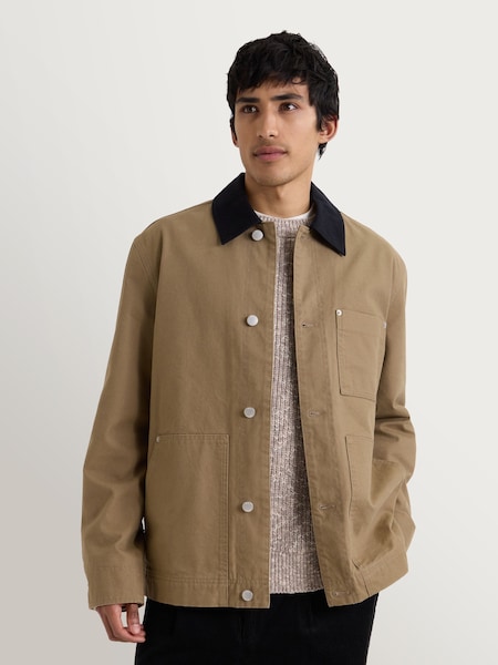 Natural - Regular Landor Canvas Jacket