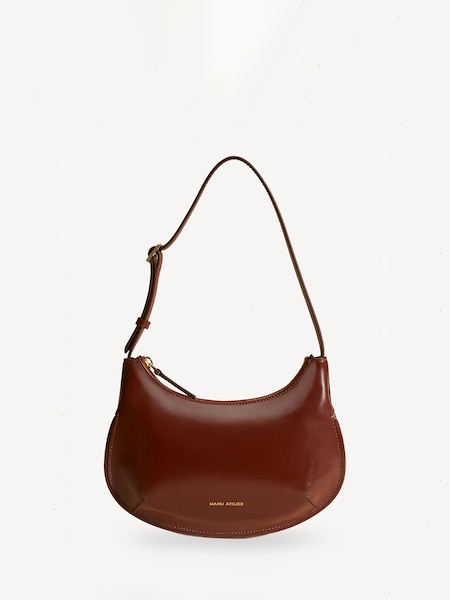 Reddish Brown Suede Leather Ilda Bag (E64185) | £370
