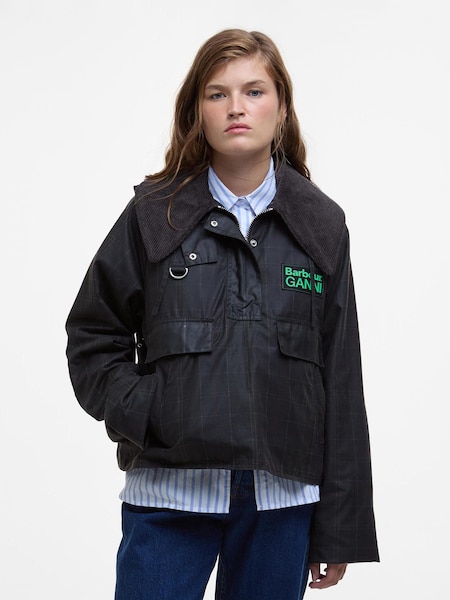 Barbour® x GANNI Green Jacket (E71029) | £495