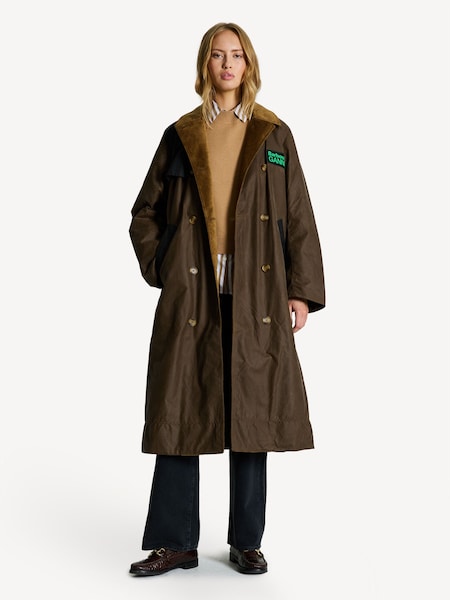 Barbour® x GANNI Brown Jacket (E71034) | £595