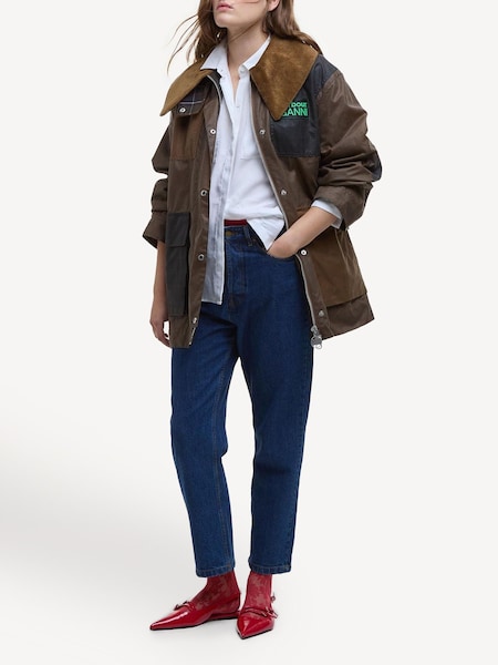Barbour® x GANNI Brown Jacket (E71035) | £545