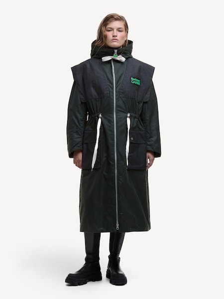 Barbour® x GANNI Green Jacket (E71037) | £595